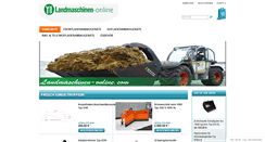 Desktop Screenshot of landmaschinen-online.com