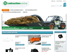 Tablet Screenshot of landmaschinen-online.com